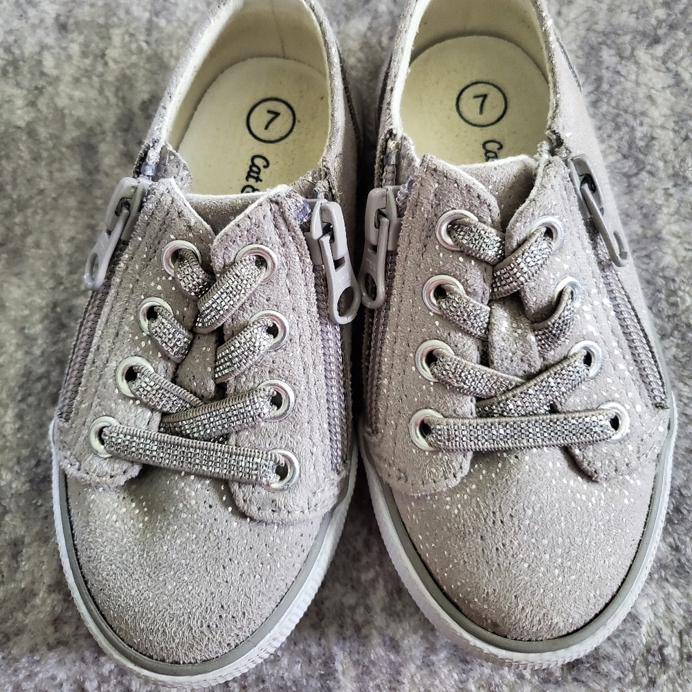 Toddler Gray Cat & Jack Sneakers
